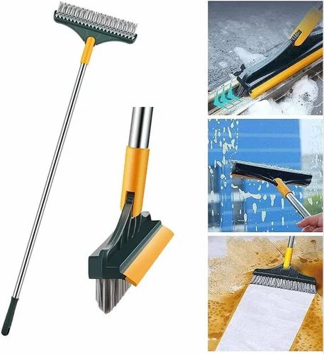 2 in 1 Bathroom Cleaning Brush with Wiper