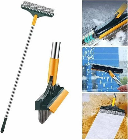 2 in 1 Bathroom Cleaning Brush with Wiper